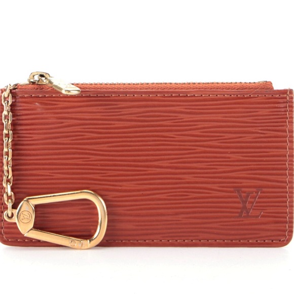 Louis Vuitton Handbags - Authentic Louis Vuitton Pochette Cles in Kenyan Fawn Epi Leather - vintage 1990